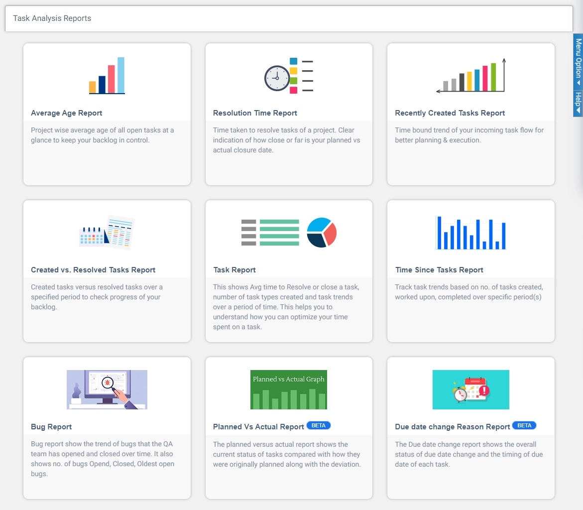 Proactive decision making with real-time project reports